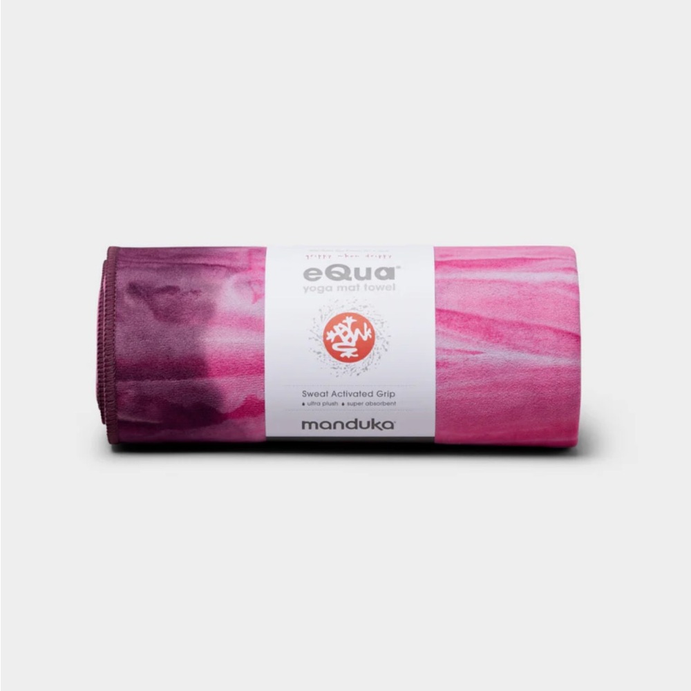Manduka eQua Yoga Towel - Pink and Purple Blend